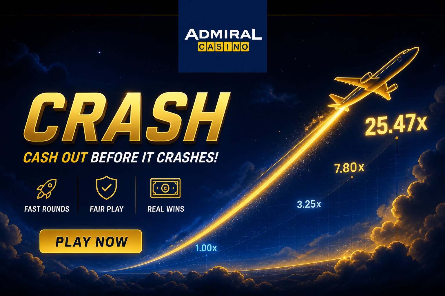 Admiral Casino crash promo