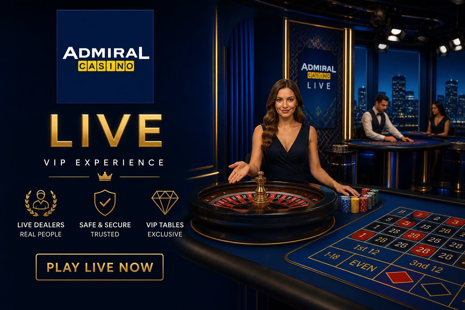 Admiral Casino live promo